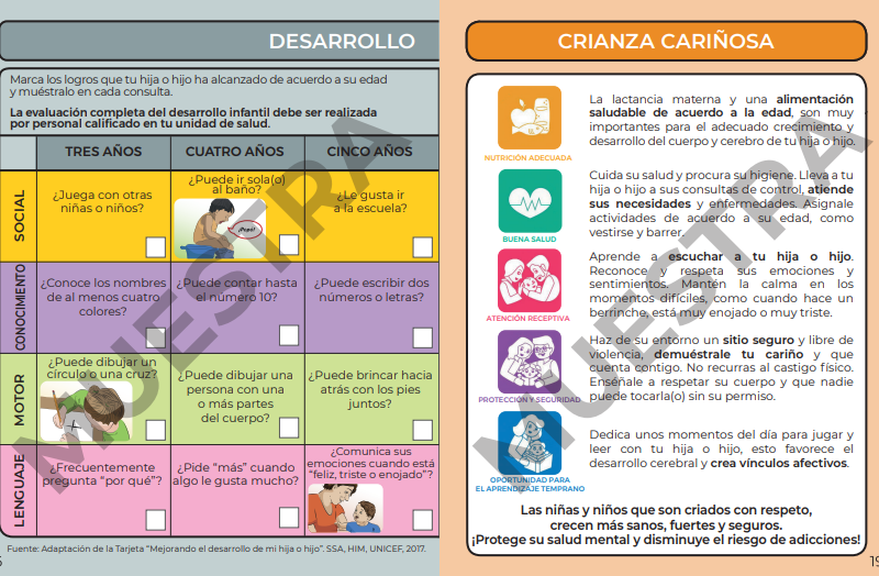 Actualización de la Cartilla Nacional de Salud para niñas y niños de 0 a 9 años