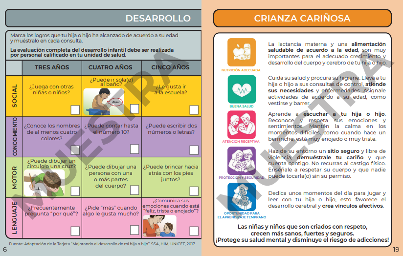 Actualización de la Cartilla Nacional de Salud para niñas y niños de 0 a 9 años